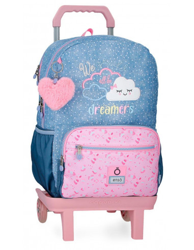 96926T1 MOCHILA ADAP.42CM.2C C/CARRO ENSO DREAMERS